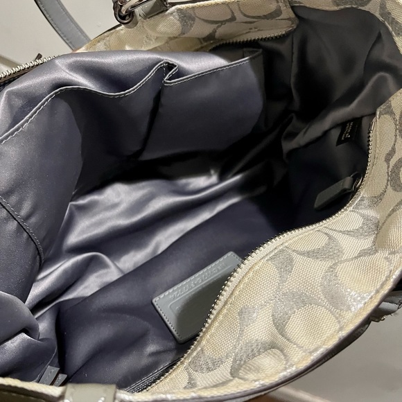 Coach bag C1175-F17724. Silver color - Picture 13 of 16